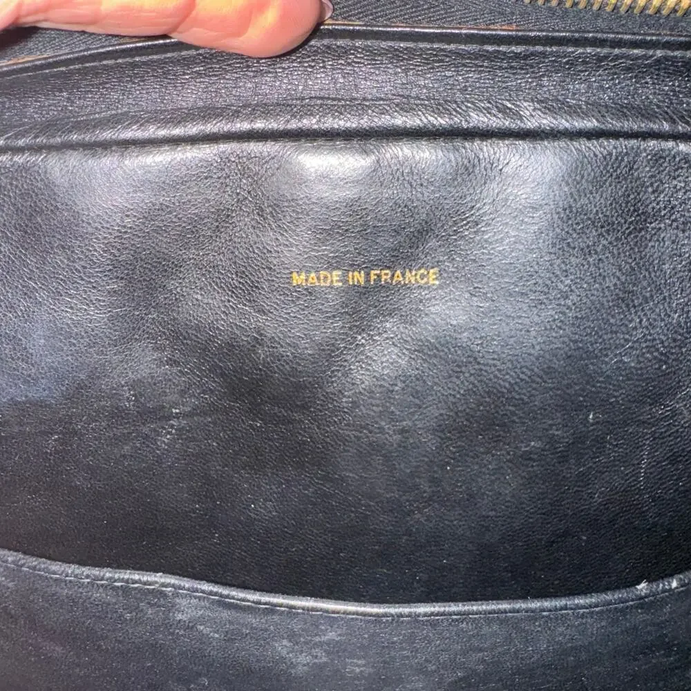 CHANEL Quilted Matelassé CC Lambskin Fringe Chain Bag Black - Picture 13 of 15